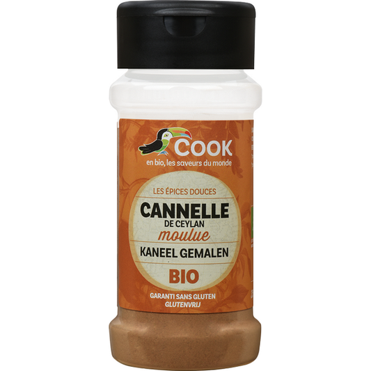 Cook épices -- EOL Cannelle en poudre bio (origine Madagascar) - 35 g